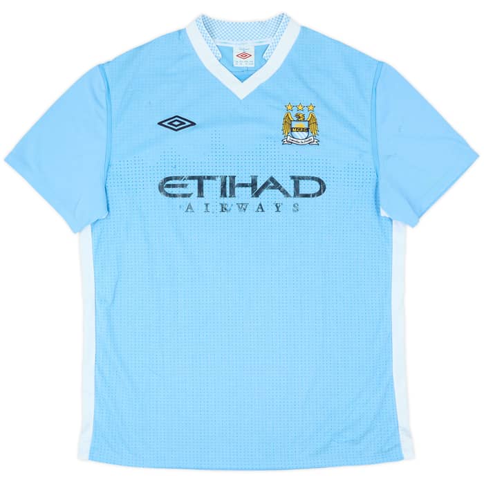 2011-12 Manchester City Home Shirt Silva #21 - 6/10 - (XL)