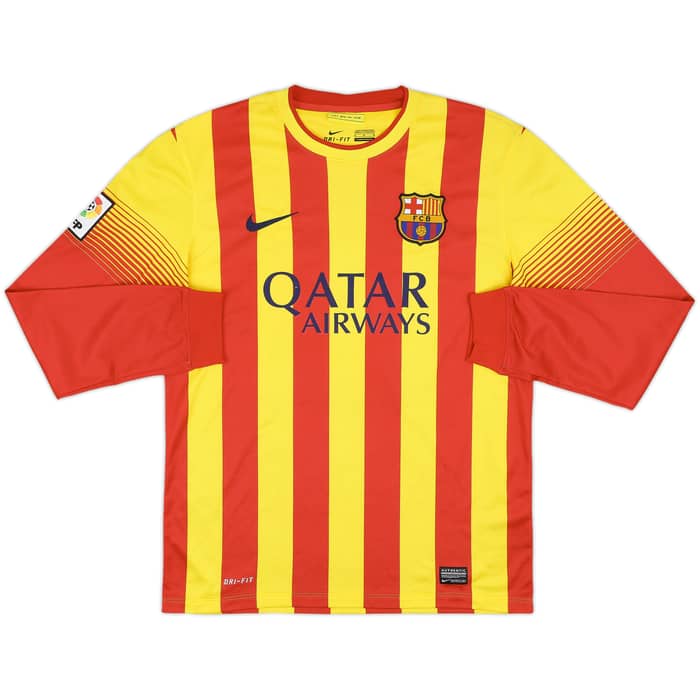 2013-15 Barcelona Away L/S Shirt Neymar Jr #11 - 7/10 - (M)