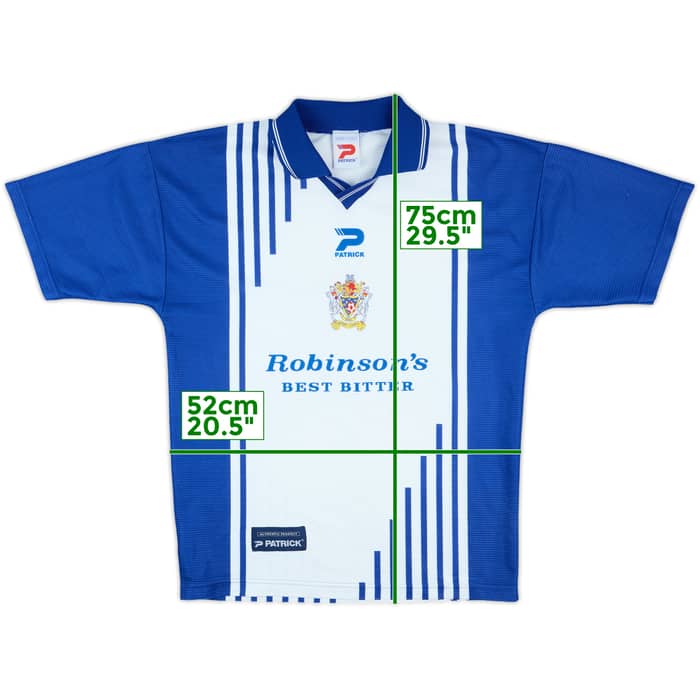 1999-01 Stockport County Home Shirt - 8/10 - (M)