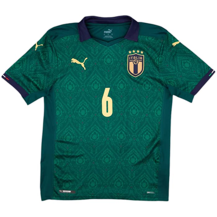 2019-20 Italy Third Shirt Verratti #6 - 10/10 - (XS)