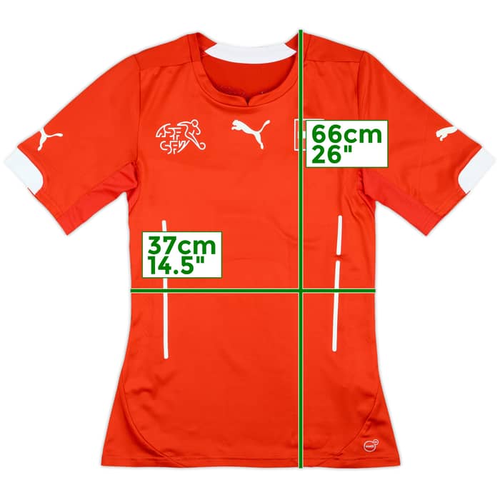 2014-15 Switzerland Authentic Home Shirt - 8/10 - (M)