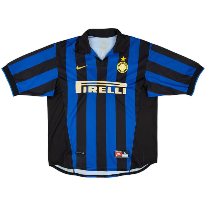 1998-99 Inter Milan Home Shirt Ronaldo #9 - 6/10 - (L)