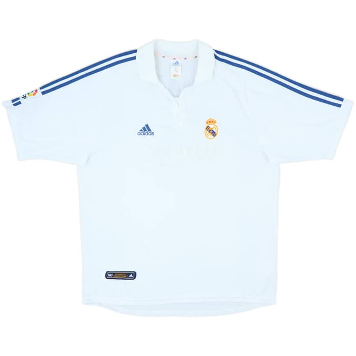 2001 Real Madrid Home Shirt Zidane #5 - 4/10 - (XL)