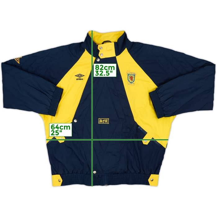 1990-92 Scotland Umbro Track Jacket - 8/10 - (XXL)