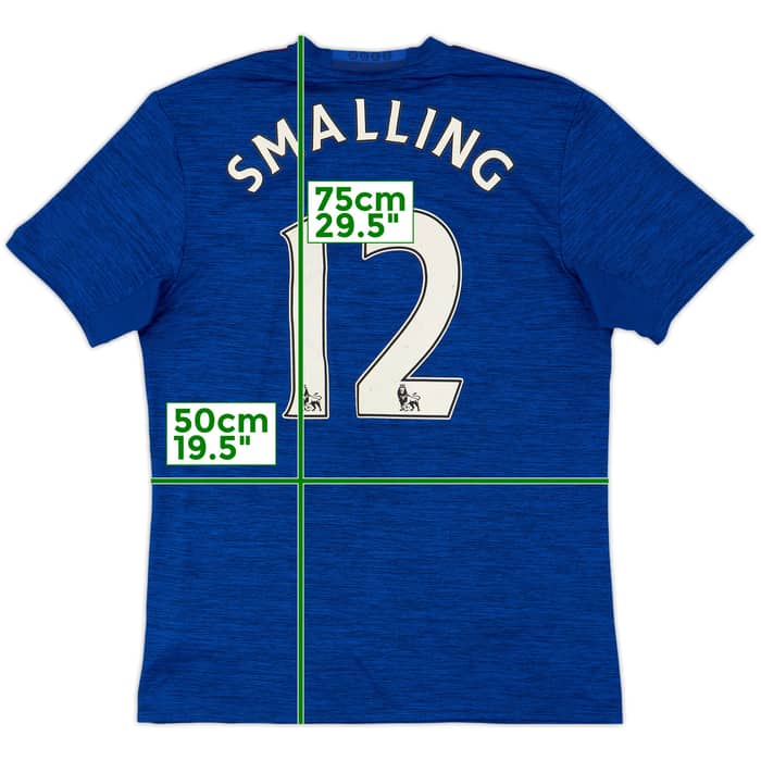 2016-17 Manchester United Away Shirt Smalling #12 - 5/10 - (M)
