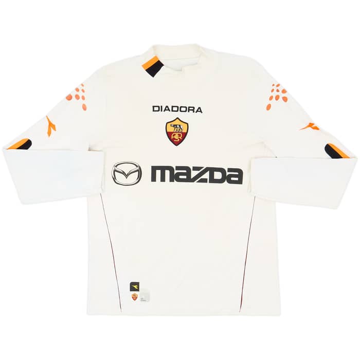 2003-04 Roma Away L/S Shirt Totti #10 - 6/10 - (M)