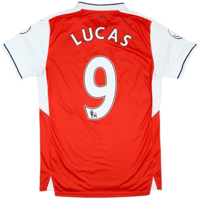 2016-17 Arsenal Home Shirt Lucas #9 - 8/10 - (M)