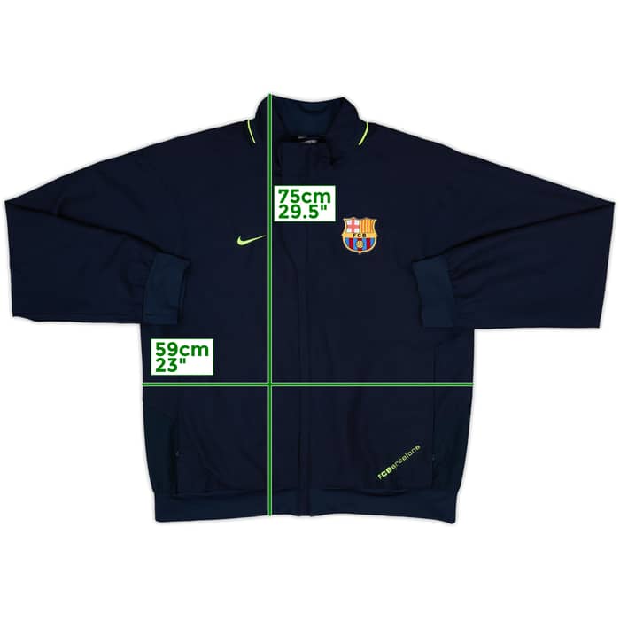 2007-08 Barcelona Nike Track Jacket - 8/10 - (L)