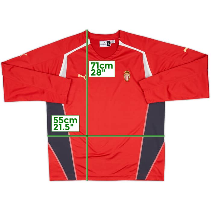 2004-05 Monaco Puma Training L/S Shirt - 6/10 - (L)