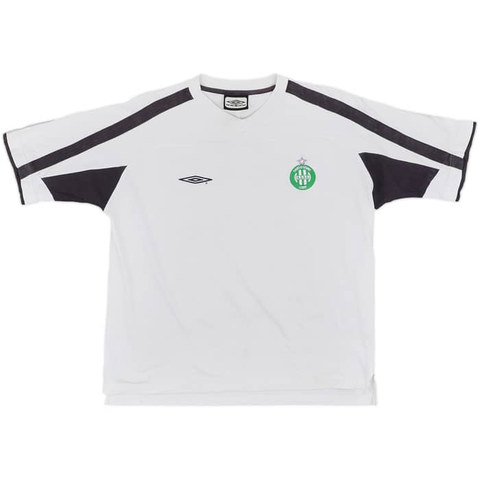 2002-03 Saint Etienne Umbro Cotton Tee - 7/10 - (L)