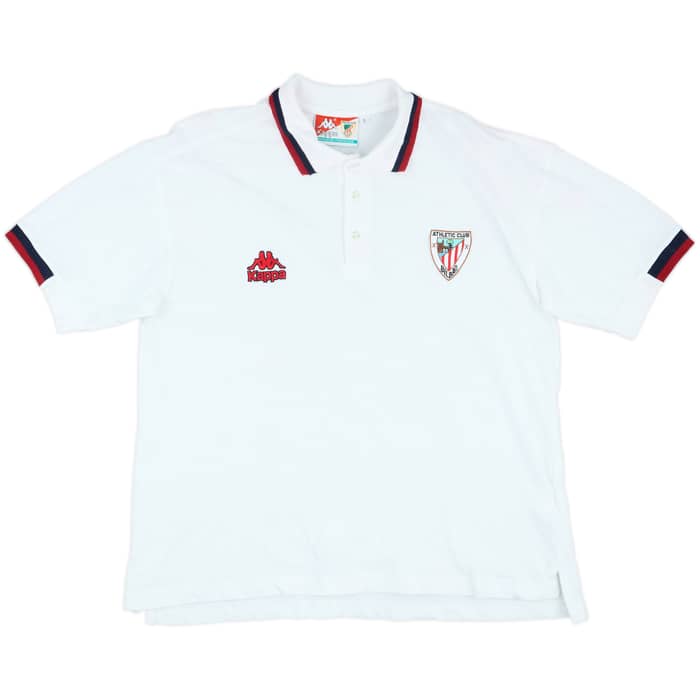 1992-93 Athletic Club Kappa Polo Shirt - 9/10 - (L)