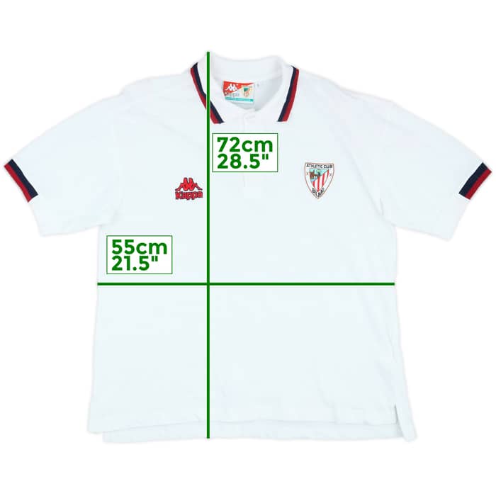 1992-93 Athletic Club Kappa Polo Shirt - 9/10 - (L)