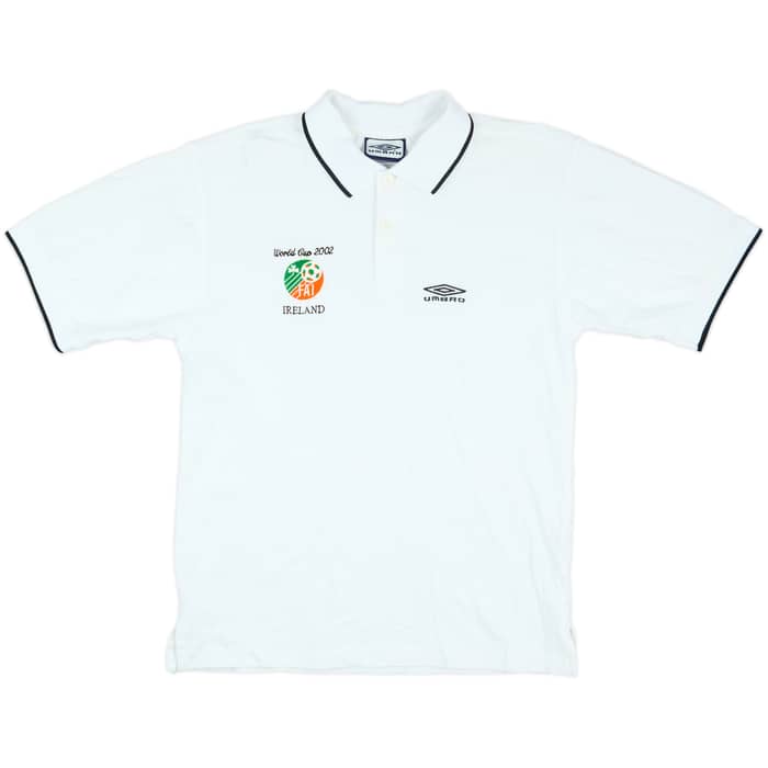 2002-03 Ireland Umbro Polo Shirt - 9/10 - (M)