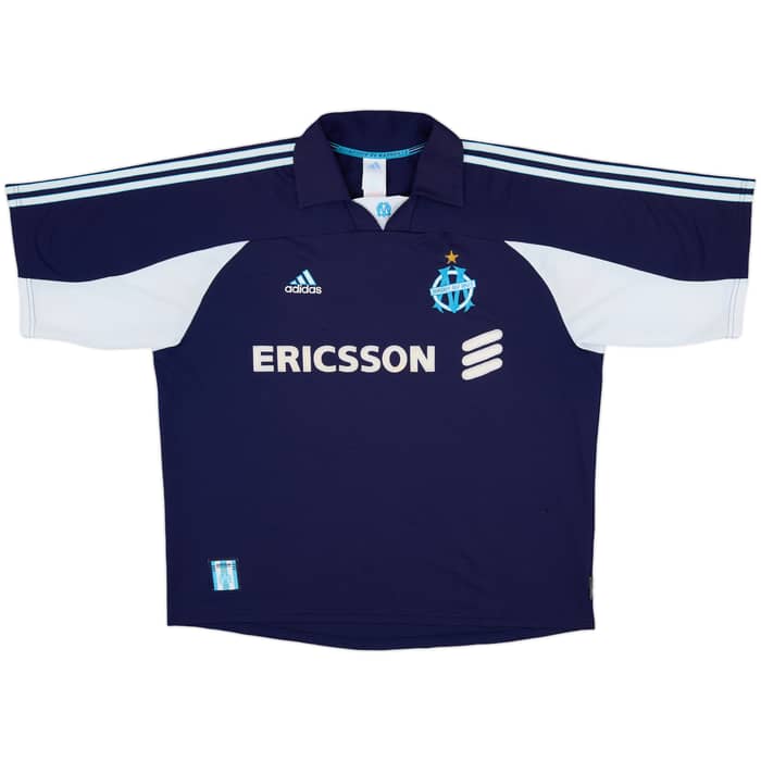 1999-00 Olympique Marseille Away Shirt Pires #7 - 8/10 - (XL)