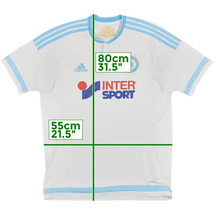 2015-16 Olympique Marseille Home Shirt - 6/10 - (L)