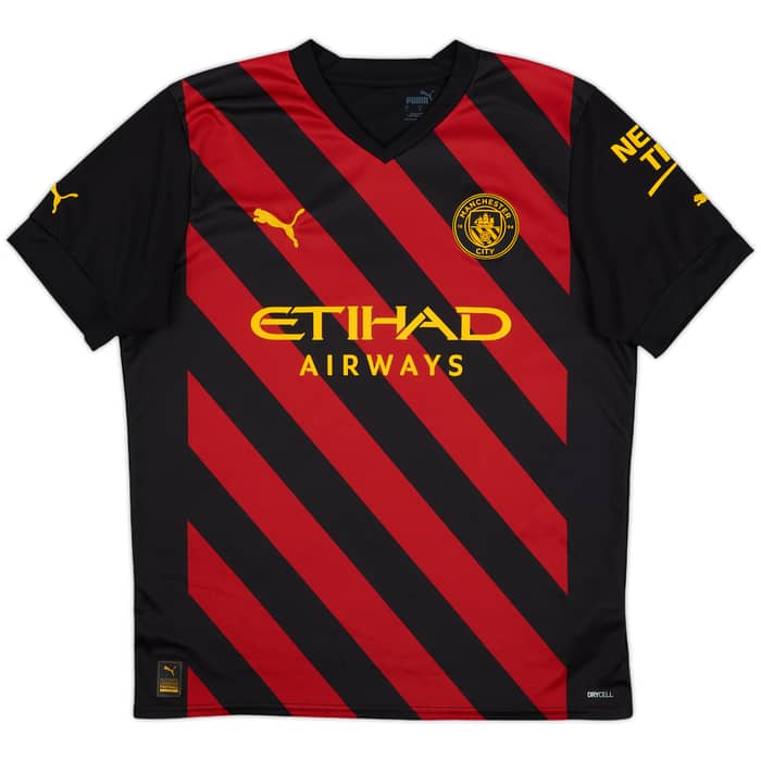2022-23 Manchester City Away Shirt De Bruyne #17 - 8/10 - (L)