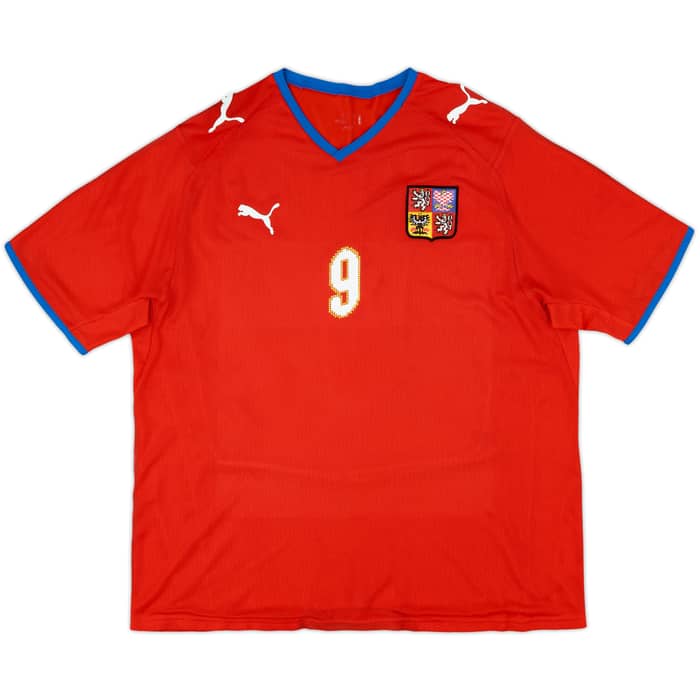 2008-09 Czech Republic Player Issue Home Shirt Koller #9 - 8/10 - (XL)