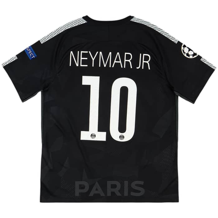 2017-18 Paris Saint-Germain Third Shirt Neymar Jr #10 - 8/10 - (L)