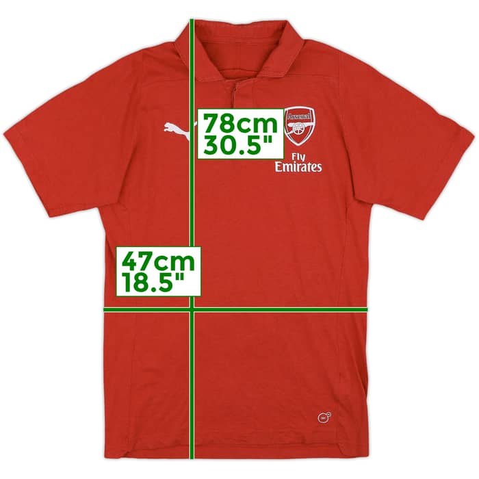 2017-18 Arsenal Puma Polo Shirt - 8/10 - (M)