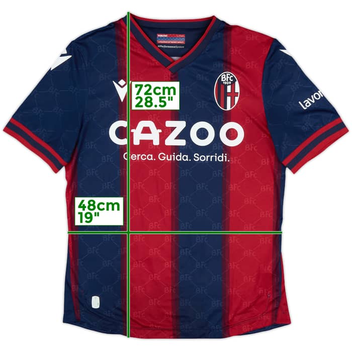 2022-23 Bologna Home Shirt - 9/10 - (L)