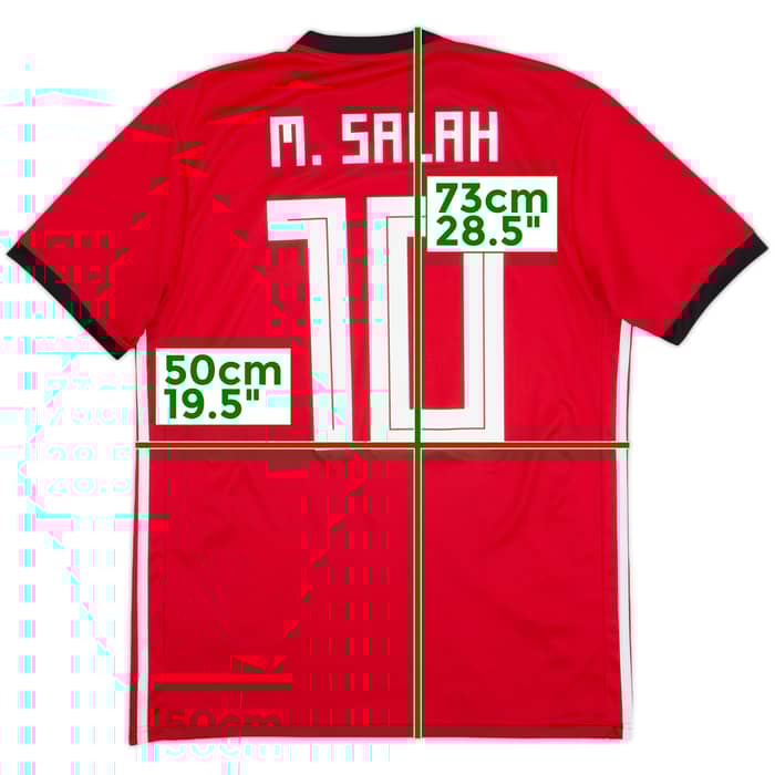 2018-19 Egypt Home Shirt Salah #10 - 10/10 - (M)