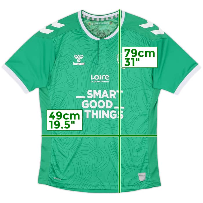 2022-23 Saint Etienne Home Shirt - 10/10 - (M)