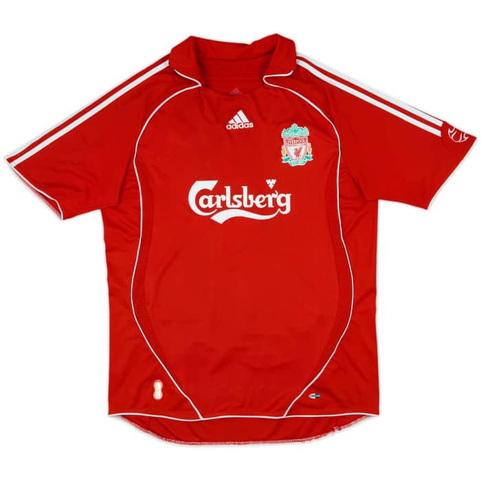 2006-08 Liverpool Home Shirt Gerrard #8 - 8/10 - (L)