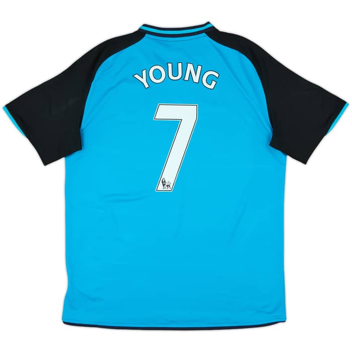 2008-09 Aston Villa Away Shirt Young #7 - 7/10 - (L)