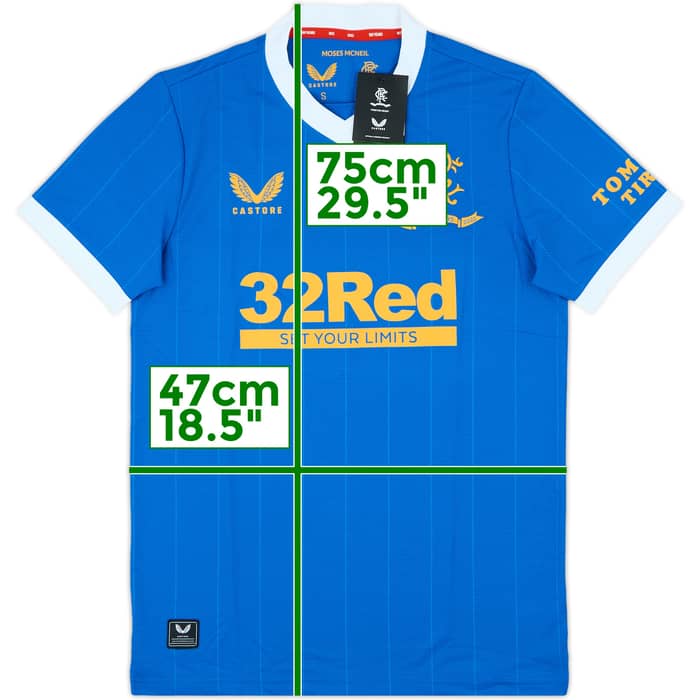 2021-22 Rangers Home Shirt (S)