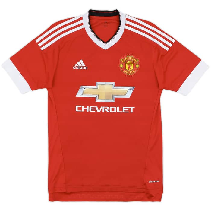 2015-16 Manchester United Home Shirt Rooney #10 - 7/10 - (XS)