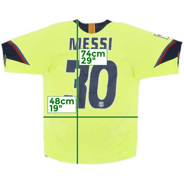 2005-06 Barcelona Away Shirt Messi #30 - 6/10 - (M)