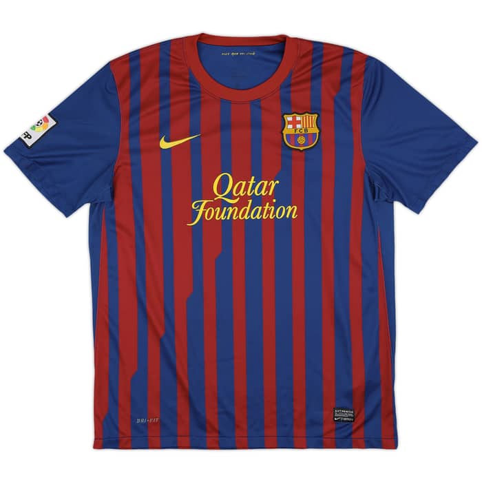 2011-12 Barcelona Home Shirt A.Iniesta #8 - 7/10 - (L)
