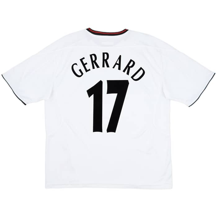 2003-04 Liverpool Away Shirt Gerrard #17 - 8/10 - (L)
