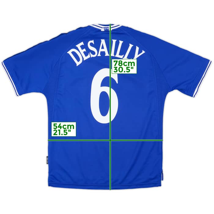 1999-01 Chelsea Home Shirt Desailly #6 - 10/10 - (L)