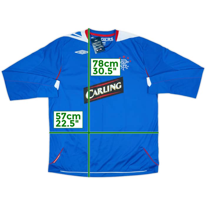 2006-07 Rangers Home L/S Shirt (XL)