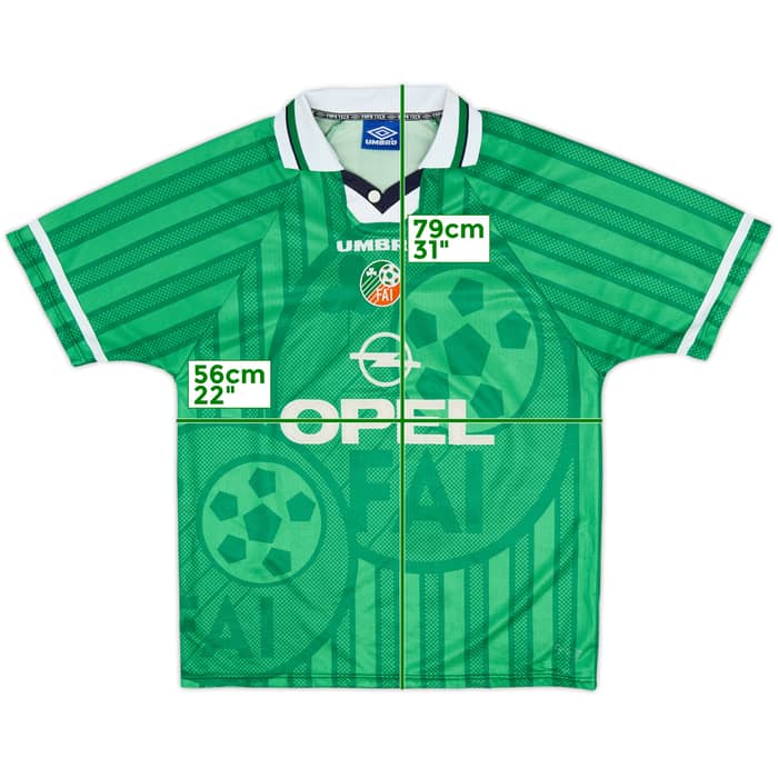 1998-00 Ireland Home Shirt - 8/10 - (L)