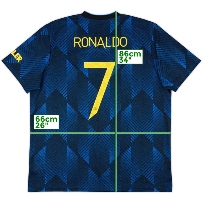 2021-22 Manchester United Third Shirt Ronaldo #7 - 10/10 - (XXL)