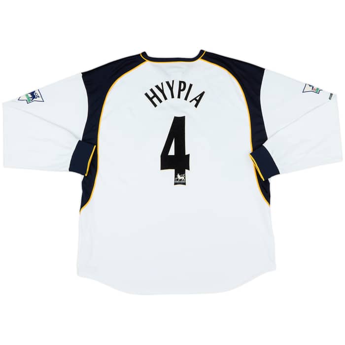 2001-03 Liverpool Away L/S Shirt Hyypia #4 - 8/10 - (XL)