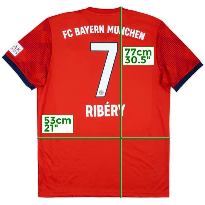 2018-19 Bayern Munich Home Shirt Ribery #7 (L)