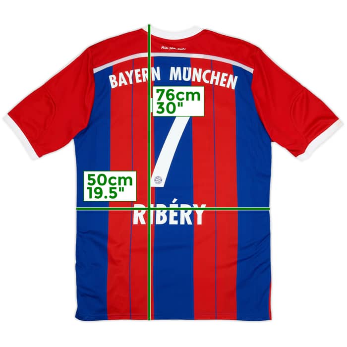 2014-15 Bayern Munich Home Shirt Ribery #7 (L)