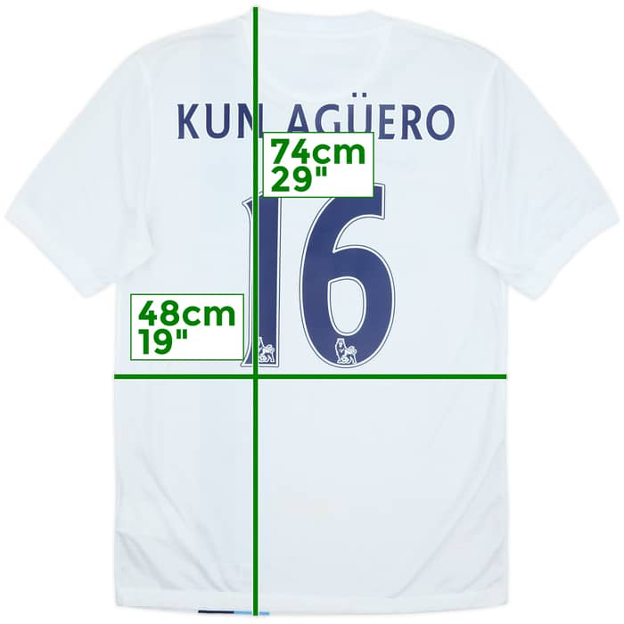 2013-14 Manchester City Third Shirt Kun Aguero #16 (S)