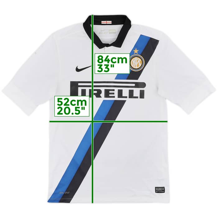 2011-12 Inter Milan Away Shirt J.Zanetti #4 - 4/10 - (S)