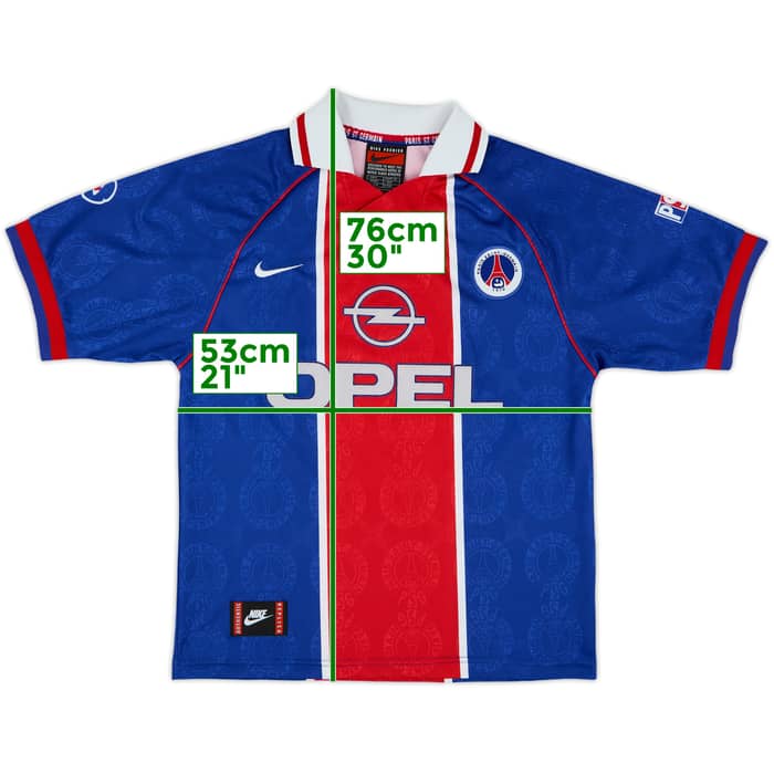 1996-97 Paris Saint-Germain Home Shirt - 8/10 - (M)