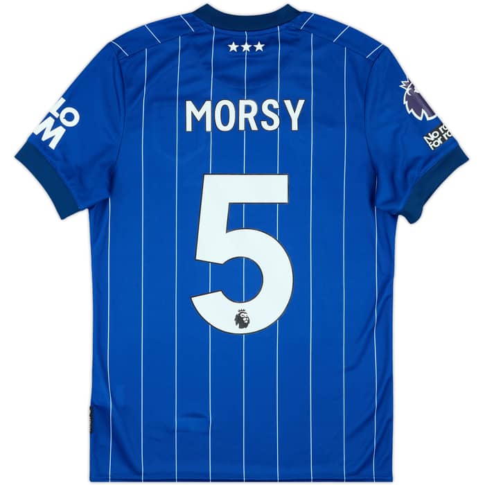 2024-25 Ipswich Match Issue Home Shirt Morsy #5