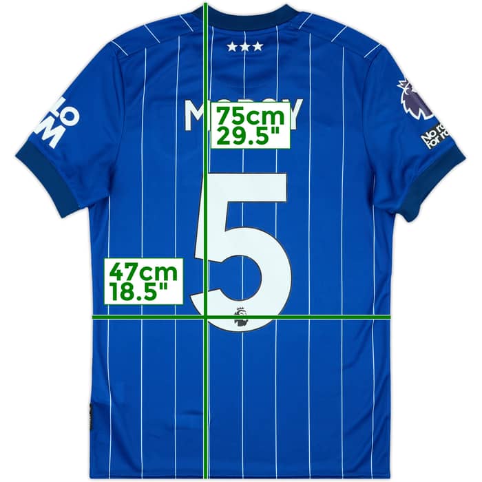 2024-25 Ipswich Match Issue Home Shirt Morsy #5