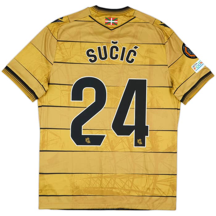 2024-25 Real Sociedad Match Issue Away Shirt Sučić #24