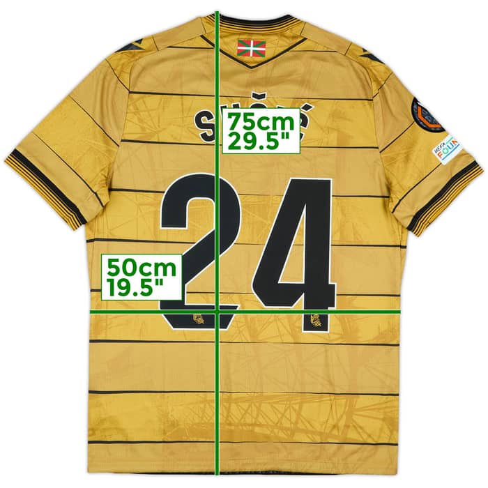 2024-25 Real Sociedad Match Issue Away Shirt Sučić #24