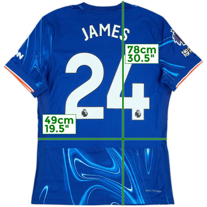 2024-25 Chelsea Match Issue Home Shirt James #24