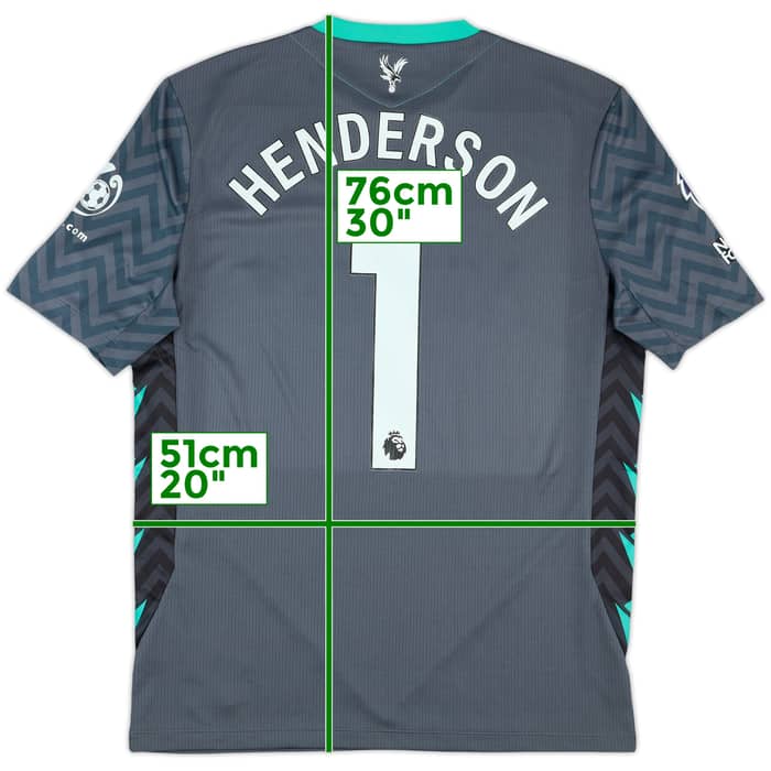 2024-25 Crystal Palace Match Issue GK Shirt Henderson #1