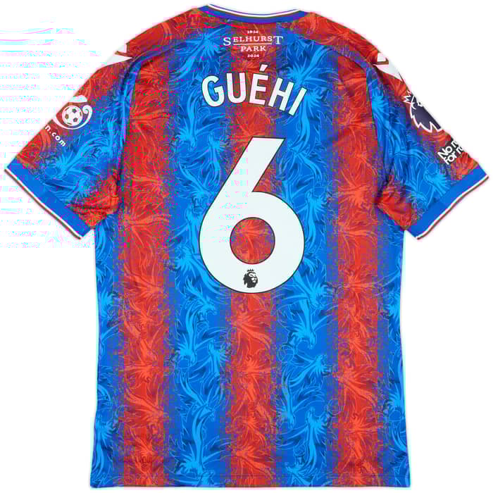 2024-25 Crystal Palace Match Issue Home Shirt Guehi #6